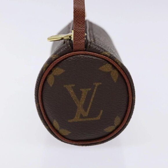 LOUIS VUITTON Monogram Papillon Pouch LV Auth 138438 - Picture 6 of 16